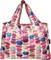 Wrapables Large Foldable Tote Nylon Reusable Grocery Bag, 3 Pack